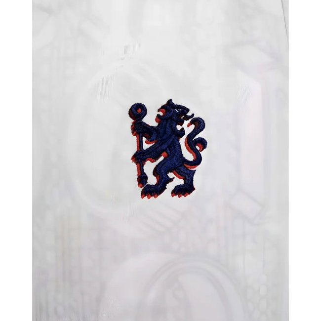 2025-2026 Chelsea Pre-Match Shirt (White) - Kids (Caicedo 25)-SoccerKits Hub | Buy Soccer Jerseys Online